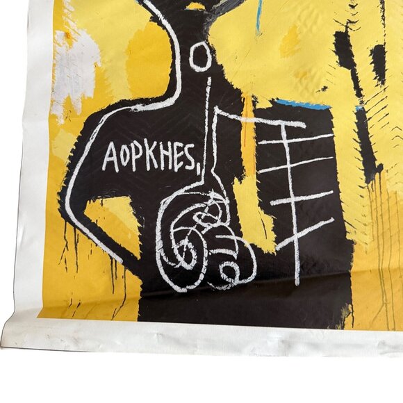 Basquiat-Inspired Abstract Canvas Print "Aopkhes" - Picture 3 of 7